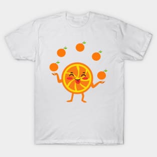 Juicy orange juggling T-Shirt